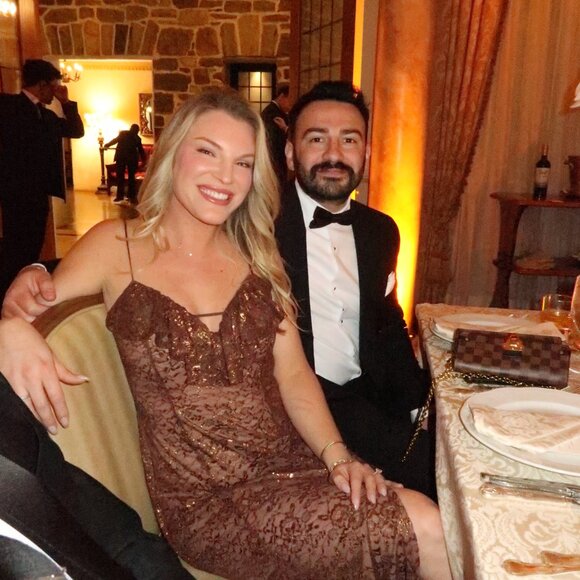 House of CB LUCIANNA Espresso Lace Maxi Dress L - Picture 2 of 11